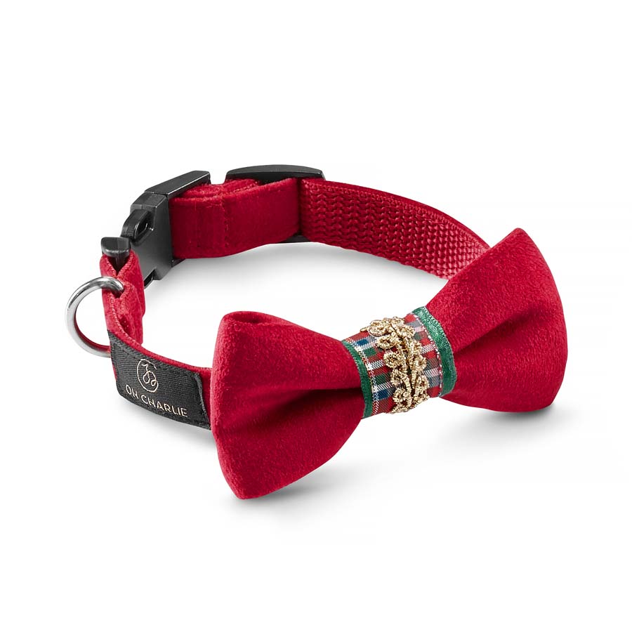 Bow-tie Christmas red（蝶ネクタイカラー　クリスマスレッド）